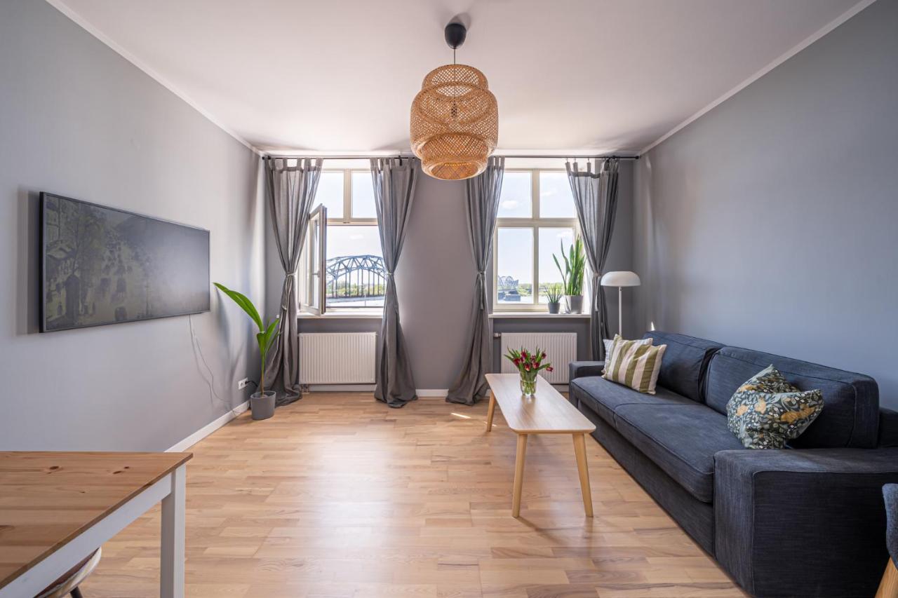 Cosy Studio With River View Riga Dış mekan fotoğraf